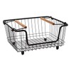 5five - Stackable Metal Basket "Blackwood" Medium Format