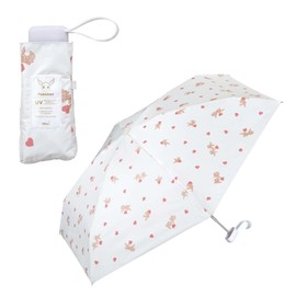 [2025] Wpc. Parasol, Pokémon, Shading Together, Mini-Off (Eevee) (100% Shading Rate/100% UV Reduction/UPF50+, Heat Shielding/Rainy Days) Folding Umbrella, Lightweight, Collaboration Compact 801-PM003-102