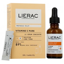 Lierac Vitamine C Pure Le Sérum Concentré 30 ml + 14 Sachets 0,2 g