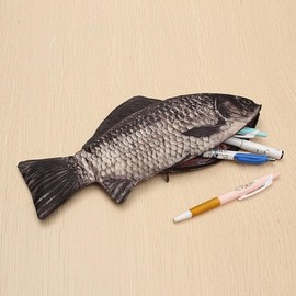 1 Pcs Pencil Case Pencil Case Multi-Purpose Fish Bag Storage Stationery Cosmetic Storage Pouch Useful School Supplies