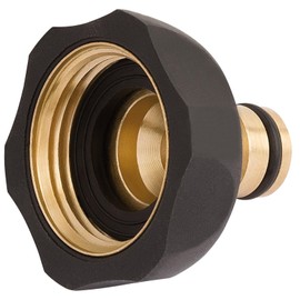 Draper 27697 Brass and Rubber Tap Connector, 1"