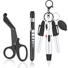 6 Pcs Nurse Pen Set Nurse Badge Accessories for Work Doctor Nursing Students Supplies (Black)