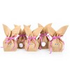 Logbook Publishing Easter Bunny Bags Cross Bottom Bag with Eyes