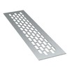 sossai® Alucratis Aluminium Ventilation Grille Rectangular Dimensions: 24.5 x 6