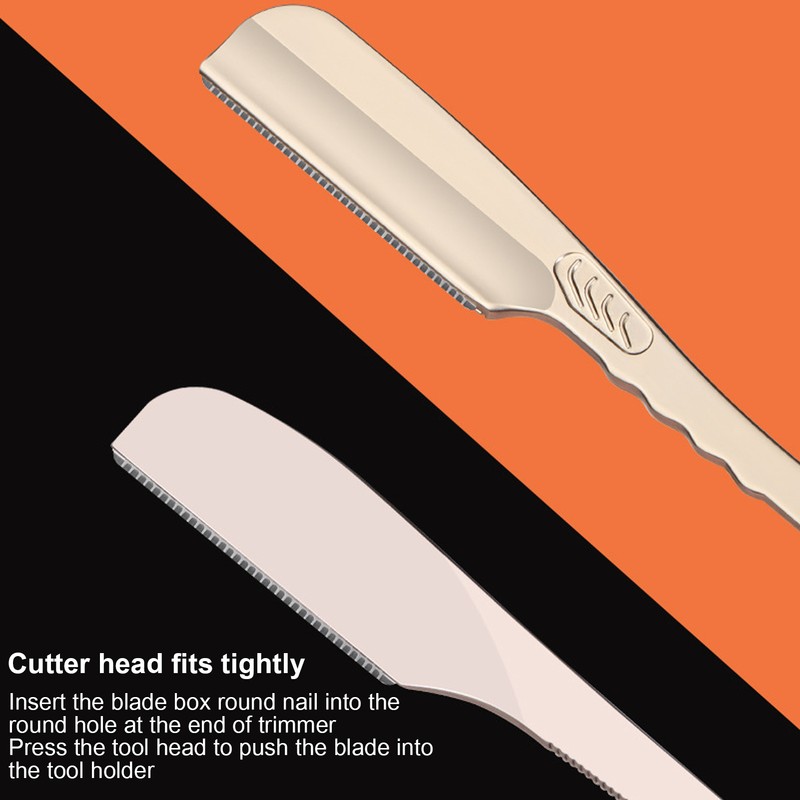 Straight Hair Cutting Trimmer Foldable Gradient Manual Straight Edge Trimmer