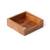 WEBHUSHI Acacia Wood Tissue Holder Box, Rectangular, 8 x 8