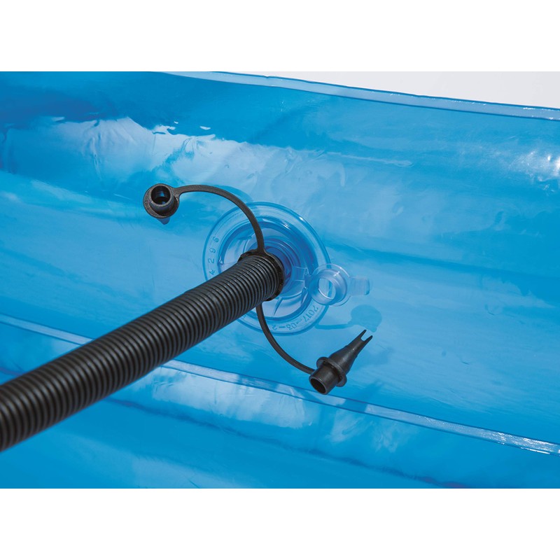 Bestway - Deluxe Rectangular Blue Inflatable Pool, 211 x 132