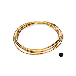 Calibre 20, alambre de latón rojo, redondo, medio duro, CDA #230-25FT de Craft Wire