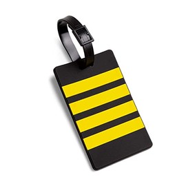 DonJordi Luggage Tag for All Pilots – The Ideal Gift (4 Stripes)