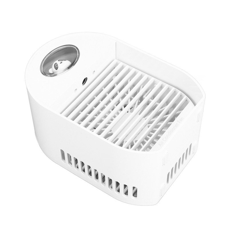 100mL LED Air Cooler Portable Desktop Cooling Fan USB Powered