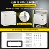 VEVOR NEMA Steel Enclosure 12×12×8,NEMA 4X Steel Electrical Box,IP66 Waterproof