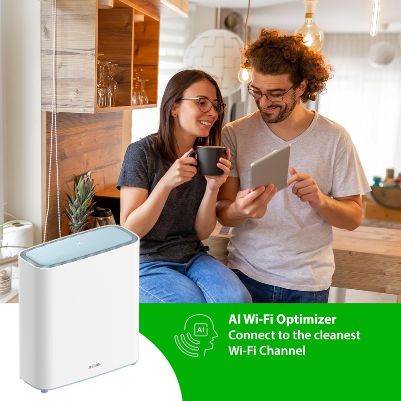 D-Link M32, Eagle Pro AI WiFi 6 Lifestyle Router -