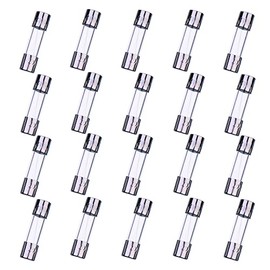 HUAREW F1AL250V Pack of 20 5 x 20 mm Fast Glass Fuse 1A 250V 0.2 x 0.78 Inch Time Delayed Fuse (Pack of 20)
