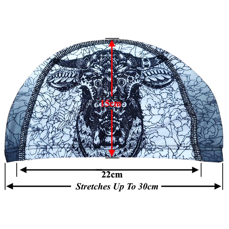 Blue Reef Stunning Asian Oriental Art Inspired Graphic Designs Spandex