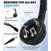 Ladont Wired Headset with Microphone for Computer PC Laptop, 3.5mm