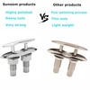 SUNOOM Pull Up Boat Cleats 316 Stainless Steel Hidden Flush