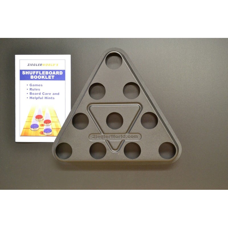 Zieglerworld Table Shuffleboard Bowling and Board Sweep Wipe Accessories Package