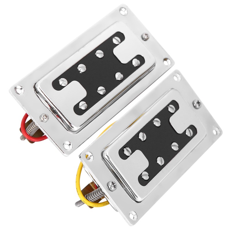 Pickup Guitar Bass Parts Lightweight Musical Instrument Accessories Silver 12K‑Resistance(Silver