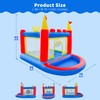 WELLFUNTIME Inflatable Bounce House with Blower, PVC Bouncer for Kids
