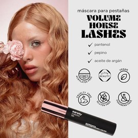 Sarelly Máscara waterproof HORSE LASHES BLACK Máscara de Pestañas Voluminizadora                                                                      
