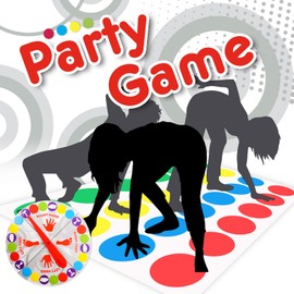Twisting Game for Kids Adults, Floor Games with Spinner, Kids Games Party Games for Kids Ages 6 and Up, Team Fun Games Family Games for Kids and Adults, Indoor Outdoor Games for Adults Kids