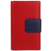 Golunski Leather Ladies Colourful Zip-Around Purse/Wallet - Red/Navy