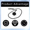 HAOBO Rear Parcel Shelf String, Tonneau Cover Strap Cord, Rear