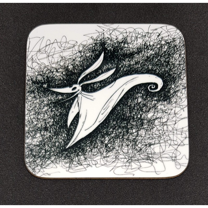 Nightmare Before Christmas coasters from Original Artwork by NJP Pastel