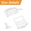 MOROBOR 4 Pack Doors Drawer Handle Flush Ring Hidden Pull