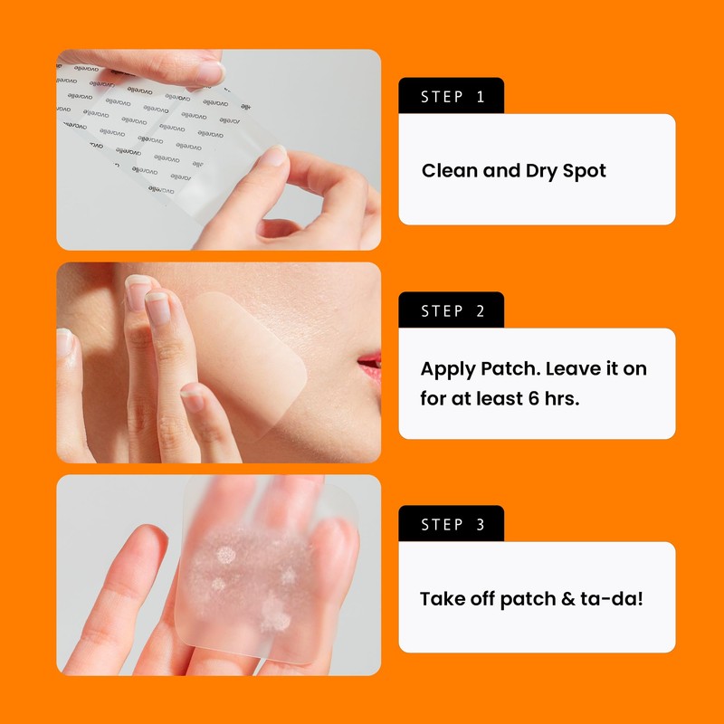 Avarelle Cover Patch (8 Count) Absorbing Hydrocolloid Spot Cover with