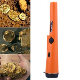 GP Pinpointer Metal Detector Portable IP68 Waterproof 360° Scanning Precise Location LED Flashlight Metal Finder High Sensitivity for Finding Metal Pipe