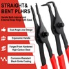 Doaho 10pcs Snap Ring Pliers Set with Straight/Bent Jaw,Storage Case
