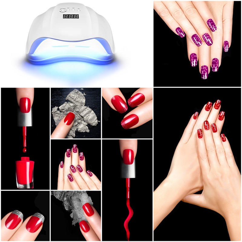 54W SUN X UVLED Nail Lamp Dryer Machine for Nail