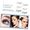 FOMIYES Sets Natural Look Fake Lashes Set Cosplay Lashes Glitter