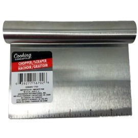 Stainless Steel Chopper/Scraper with Inch Markings