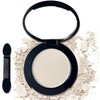 MEICOLY Off White Single Eyeshadow with Mirror,Beige off white eyeshadow