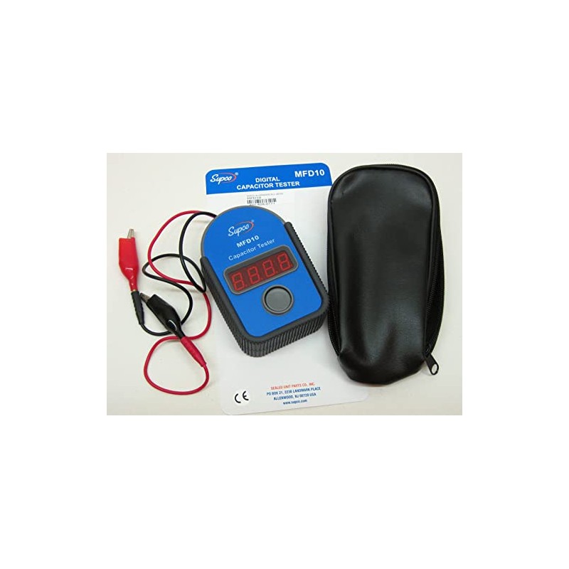 MFD10 Digital Capacitor Tester Meter .01-10000 mfd's Replacement for Supco
