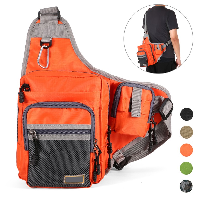 32*39*12CM iLure Fishing Bag Multi-Purpose Waterproof Canvas Fishing Reel Lure