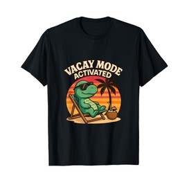 Vacay Mode Cute Dinosaur - Funny Family Vacation T-Shirt