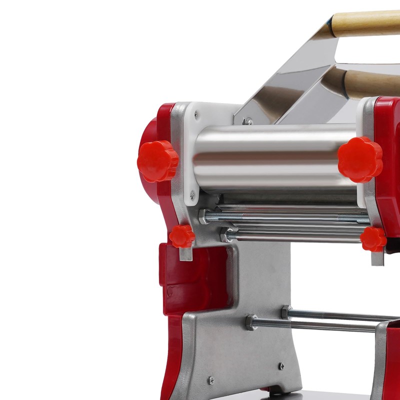 OCASAMI Commercial Hand-cranked Noodle Machine, Stainless Steel Fresh Noodle Press