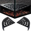 HERPDEN Shrimp Cave 2-Pack – Space-Saving Fan-Shaped Aquarium Cave Decor