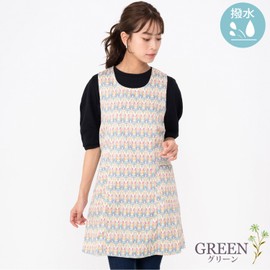 [Naiguy] LIBERTY Licie-liberty02 Women's Floral Apron with Pockets, 70551264-green30