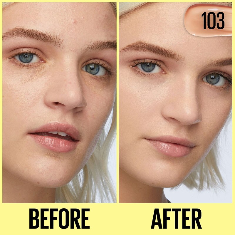 Maybelline Fit Me Tinted Moisturizer, Natural Coverage, Face Makeup, 103,