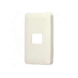 Panasonic WN8051W Modern Waist High Plate for 1 Coat, Milky White