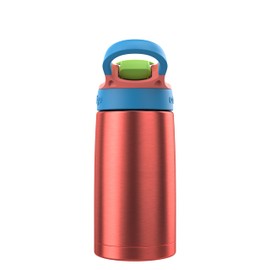 Contigo AUTOSPOUT Water Bottle, 13 oz, Coral Blue/Poppy