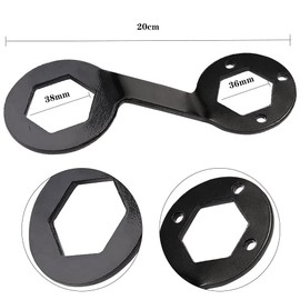 Liunz Washing Machine Wrench, Faucet Wrench, Washing Machine Disassembly Wrench, Washing Machine Clutch, Hand Tool, Metal Disassembly Maintenance Tool