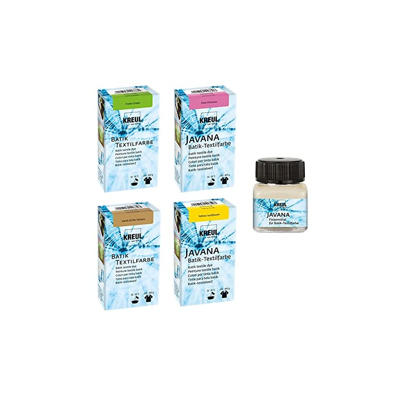 Javana Batik Paint Set 4 Plus 1 Pastel 4 Batik