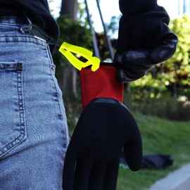 Glove Clip,Mitten Carabiner Grabber - Hangable High Load Bearing Glove Carabiner Clips for Camping, Firefighter, Construction