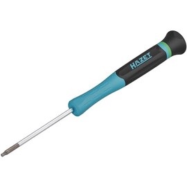 HAZET Electronic Screwdriver 811EL-T8, SW T8 Internal Torx Profile, for Smallest Screws, Rotating Centring Button, Secure Hold Thanks to Wide Grip Grooves