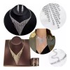 TECNOLOGÍA INFINITA Mujer Sets De Joyería Cristal Deco Boda Collar